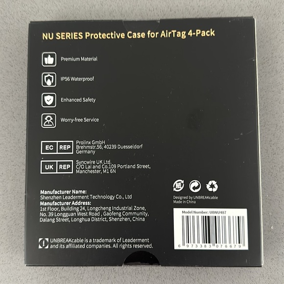 Unbreakcable Apple AirTag protectors 4 pack - Picture 3 of 5